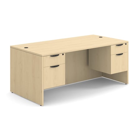 Officesource 29.50'' H, Maple, 71.00'' W X DBLHDPL101MA